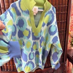 Emily McCarthy Colorful Patterned Sweater